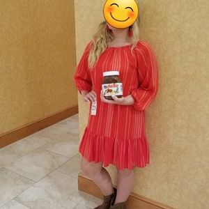 Copper Key Dress Red Size Small